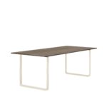 Table 70/70 - 225 x 90  _  chêne massif fumé – Image 2