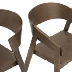 COVER SIDE CHAIR  - frêne teinté foncé – Image 4