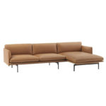 OUTLINE   chaise longue - cuir Refine Cognac – Image 2